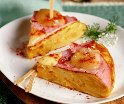 Lacón tortilla