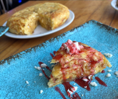 tortilla queso cabra